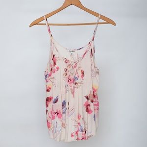 Billabong floral pattern tank top